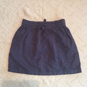 J Crew Cotton Drawstring Bag Skirt